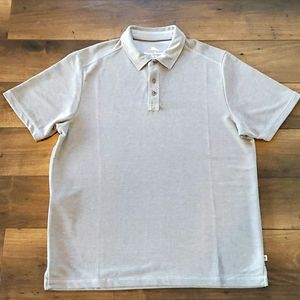 Tommy Bahama Polo Shirt Silver